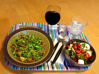 062-Frensh-Lentils-Mustard-Greens-Dinner-Tray-2-4x6